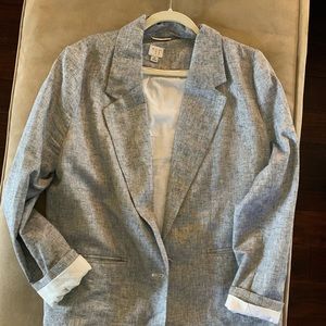 Grey/silver blazer